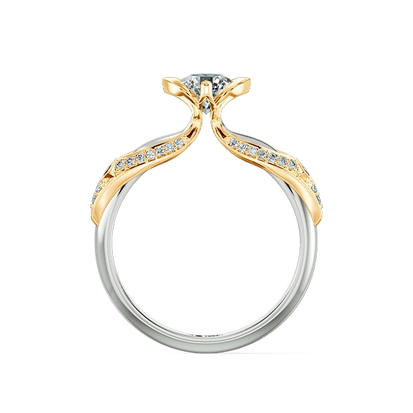 Nhẫn đính hôn Kim cương Satin Cape NCH5404 5